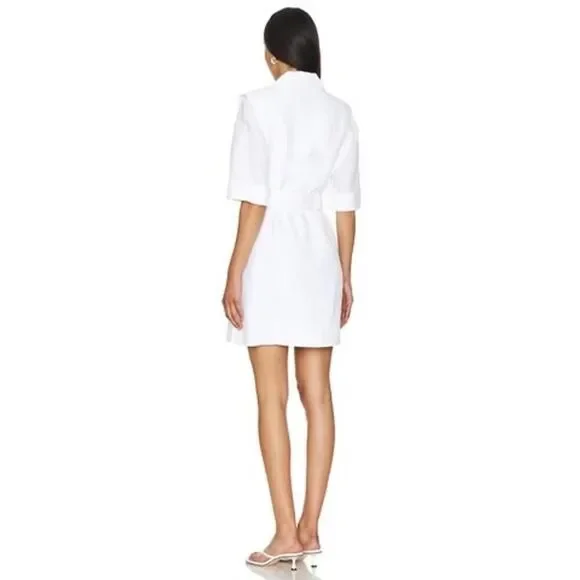 knee length dresses for ladies Primary Belted Midi Dress | Ivory main image 1